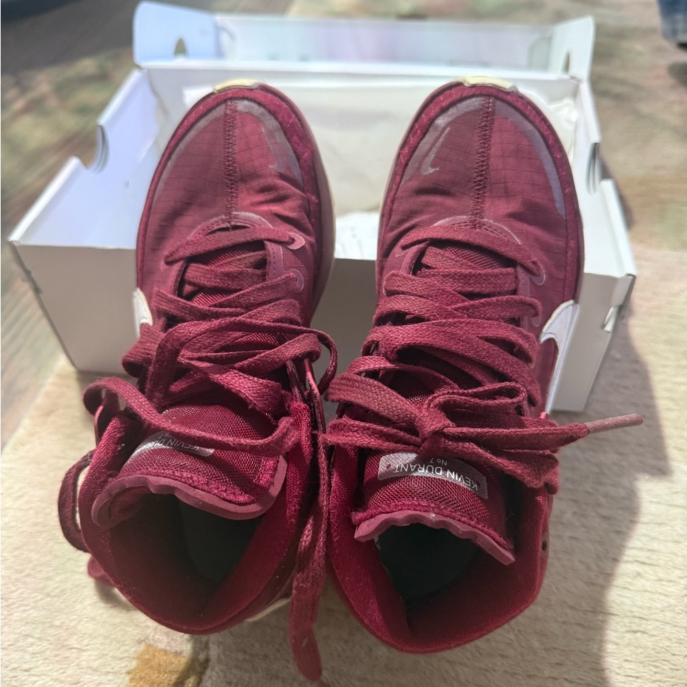 Nike Men's Burgundy High-Top Sneakers